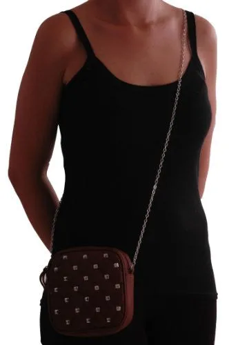 Harper Chain Faux Leather Clutch Bag