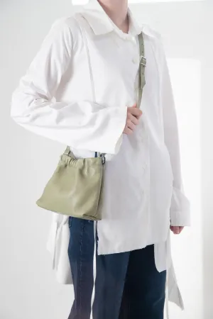 Harpers Emporium Gathered Bag Short in Sage