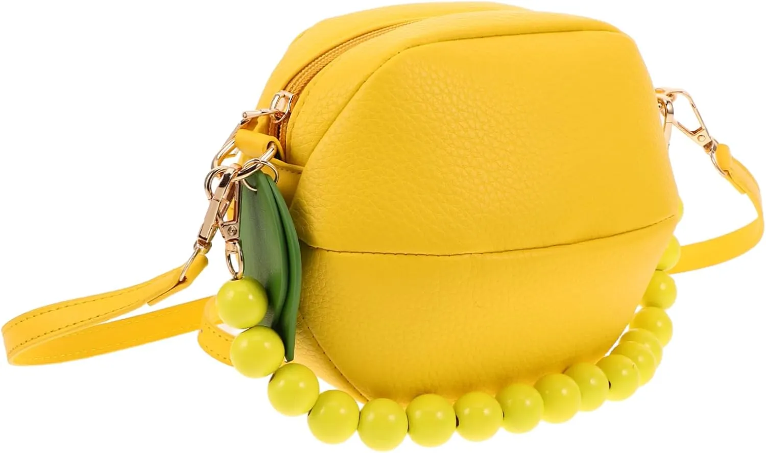 Healvian Retro Shoulder Bag with Lemon for Women Shoulder Bags for Women Shoulder Bags for Women Handbag in Fruit Shape Lemon Carry Bag Shoulder Bag for Girls Yellow PU