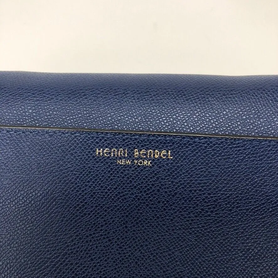 HENRI BENDEL LEATHER LEATHER CROSSBODY CLUTCH CHAIN BAG
