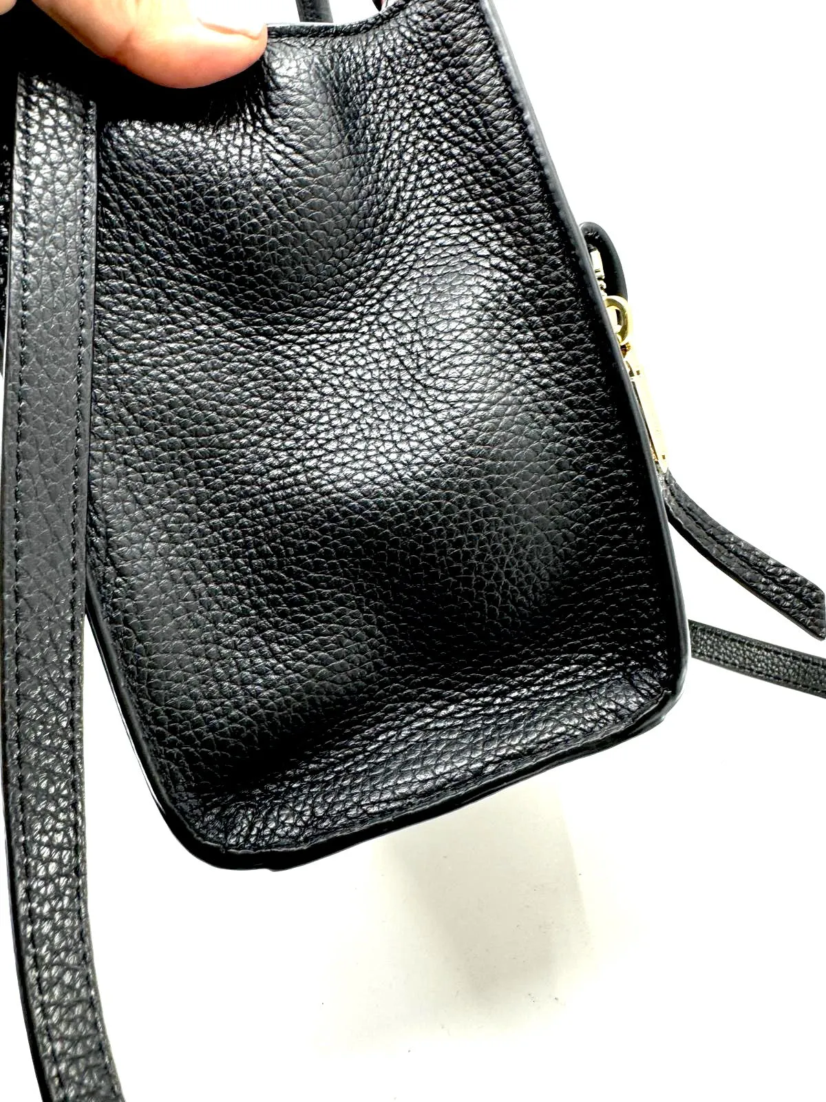 HENRI BENDEL RIVINGTON LEATHER CONVERTIBLE TOTE/ CROSSBODY BAG