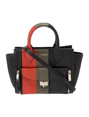 HENRI BENDEL RIVINGTON LEATHER CONVERTIBLE TOTE/ CROSSBODY BAG