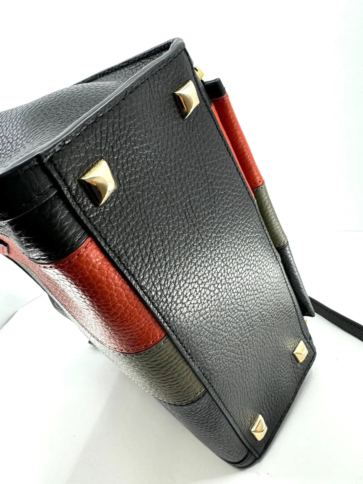 HENRI BENDEL RIVINGTON LEATHER CONVERTIBLE TOTE/ CROSSBODY BAG