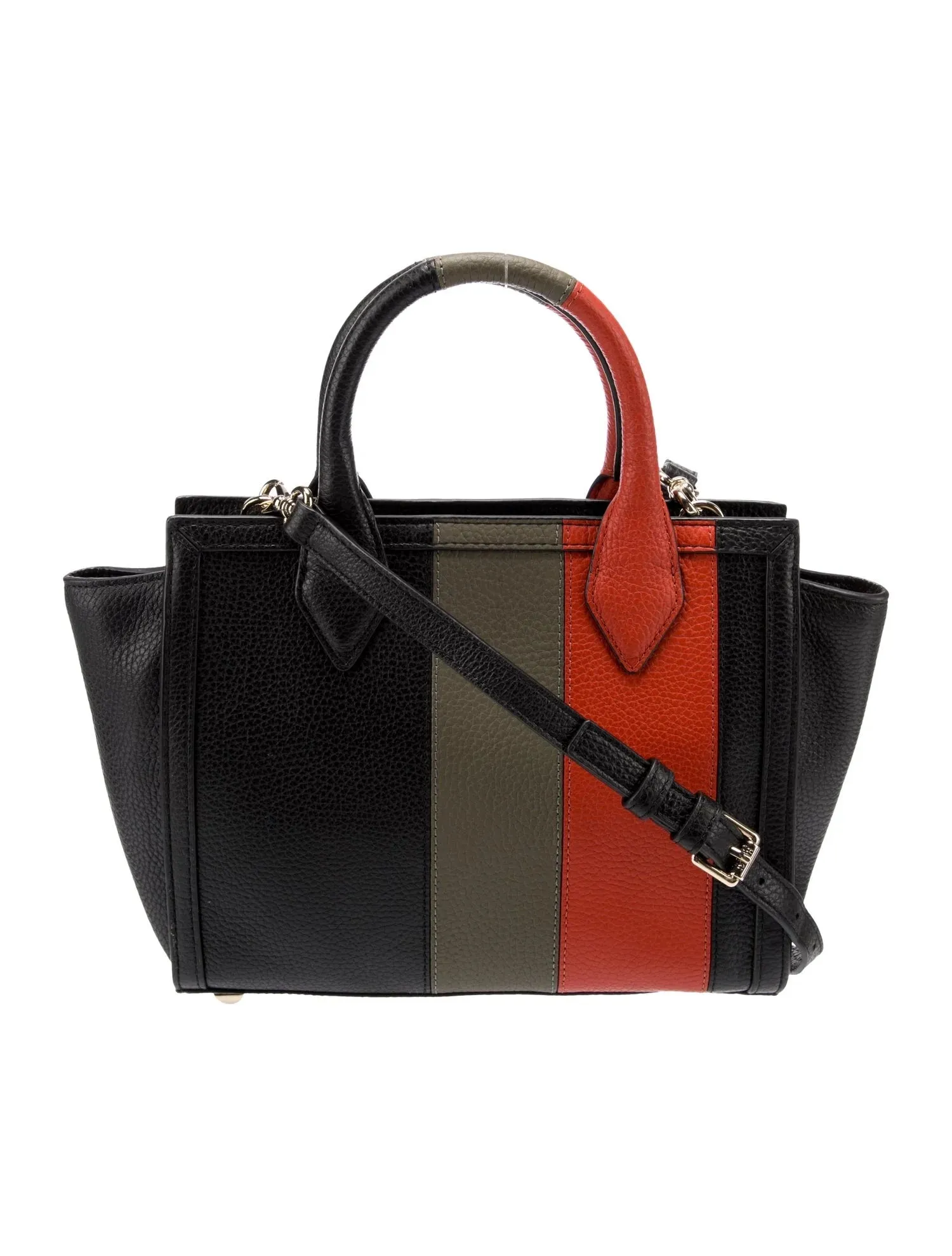 HENRI BENDEL RIVINGTON LEATHER CONVERTIBLE TOTE/ CROSSBODY BAG