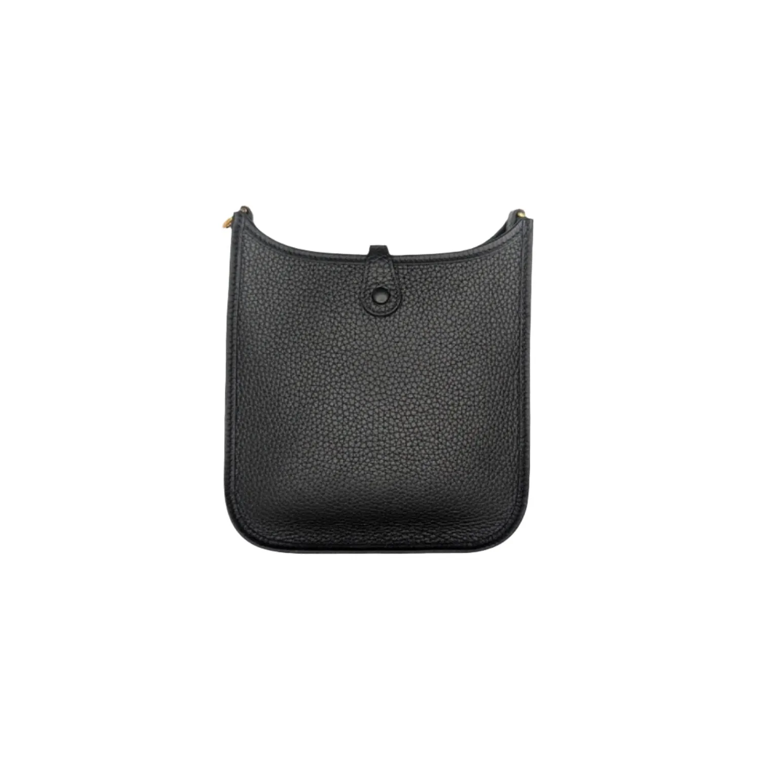 Hermès 2022 Black Clemence Evelyne TPM Mini Crossbody