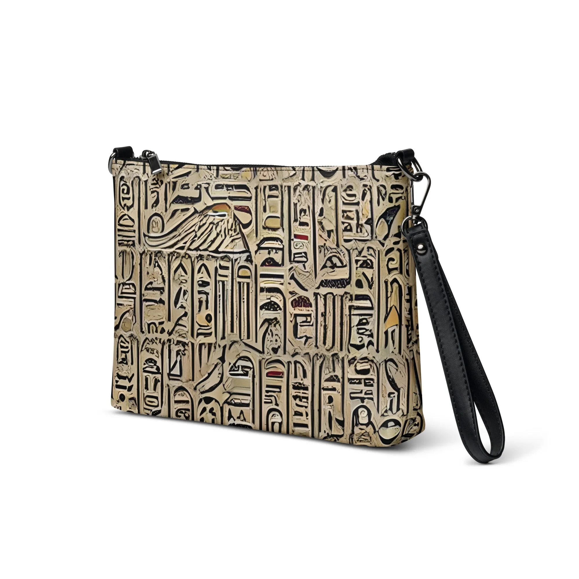 Hieroglyphic Design Crossbody bag