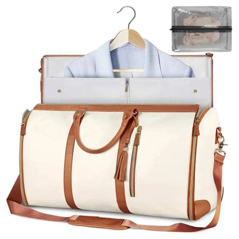 High capacity folding luggage bag