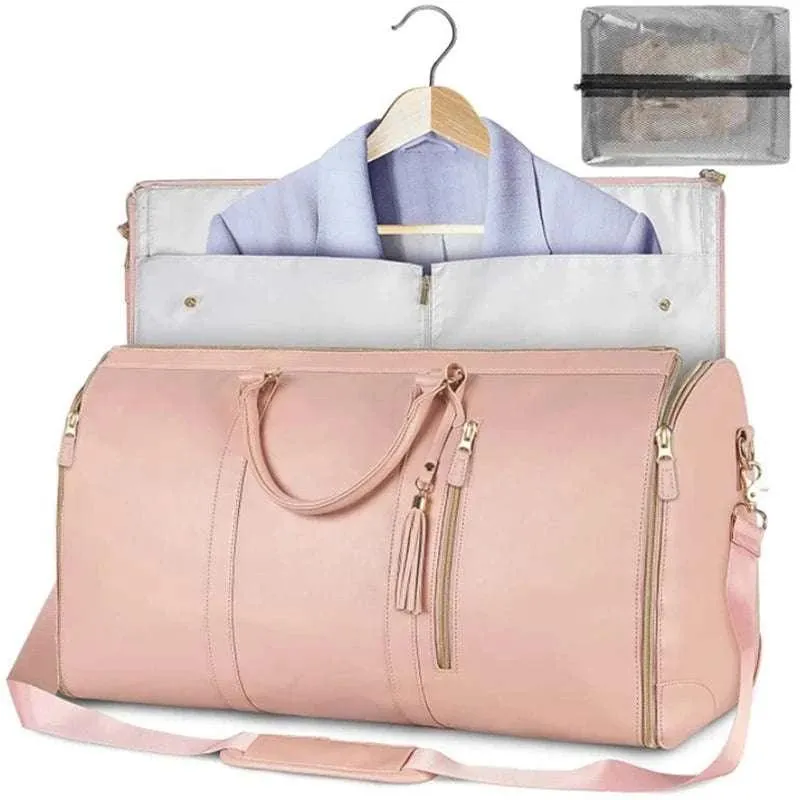 High capacity folding luggage bag