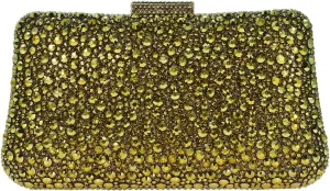 HUANG ZHUANG Women Evening Handbag Sparkly Rhinestone Clutch Handbags Crystal Purse Gem Party Purse Wedding Evening Bag