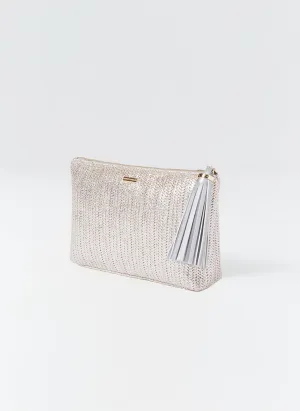 Ischia Silver Clutch