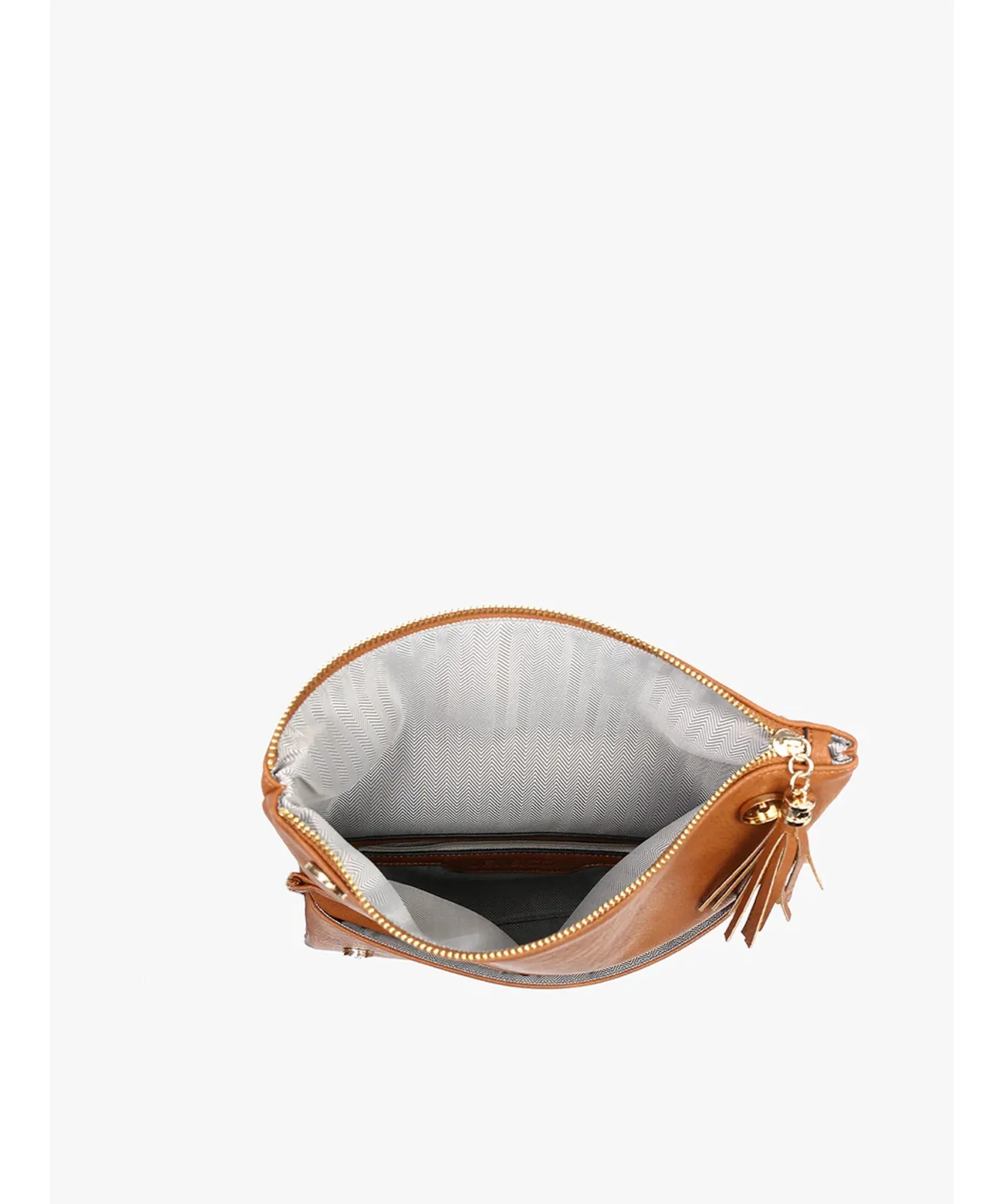Issa Whipstitch Crossbody - Grey
