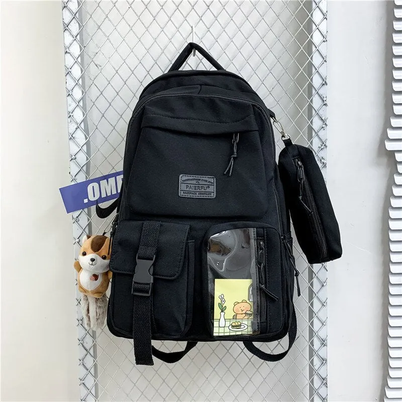 Japanese Campus Women's Backpacks for Girls Harajuku Mori Schoolbag Female Student Junior High School Rucksack Women Luxury 2021