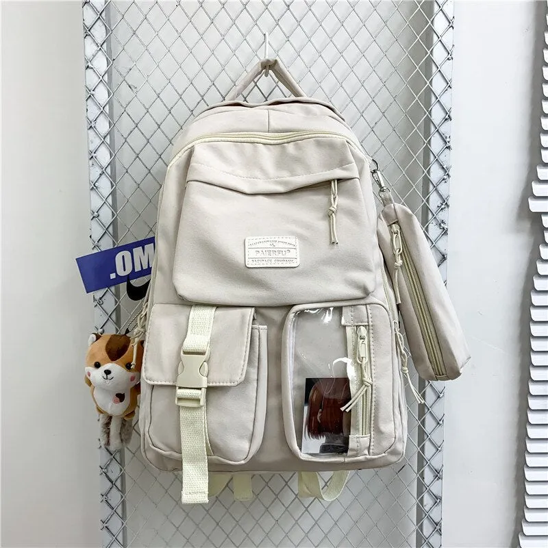 Japanese Campus Women's Backpacks for Girls Harajuku Mori Schoolbag Female Student Junior High School Rucksack Women Luxury 2021