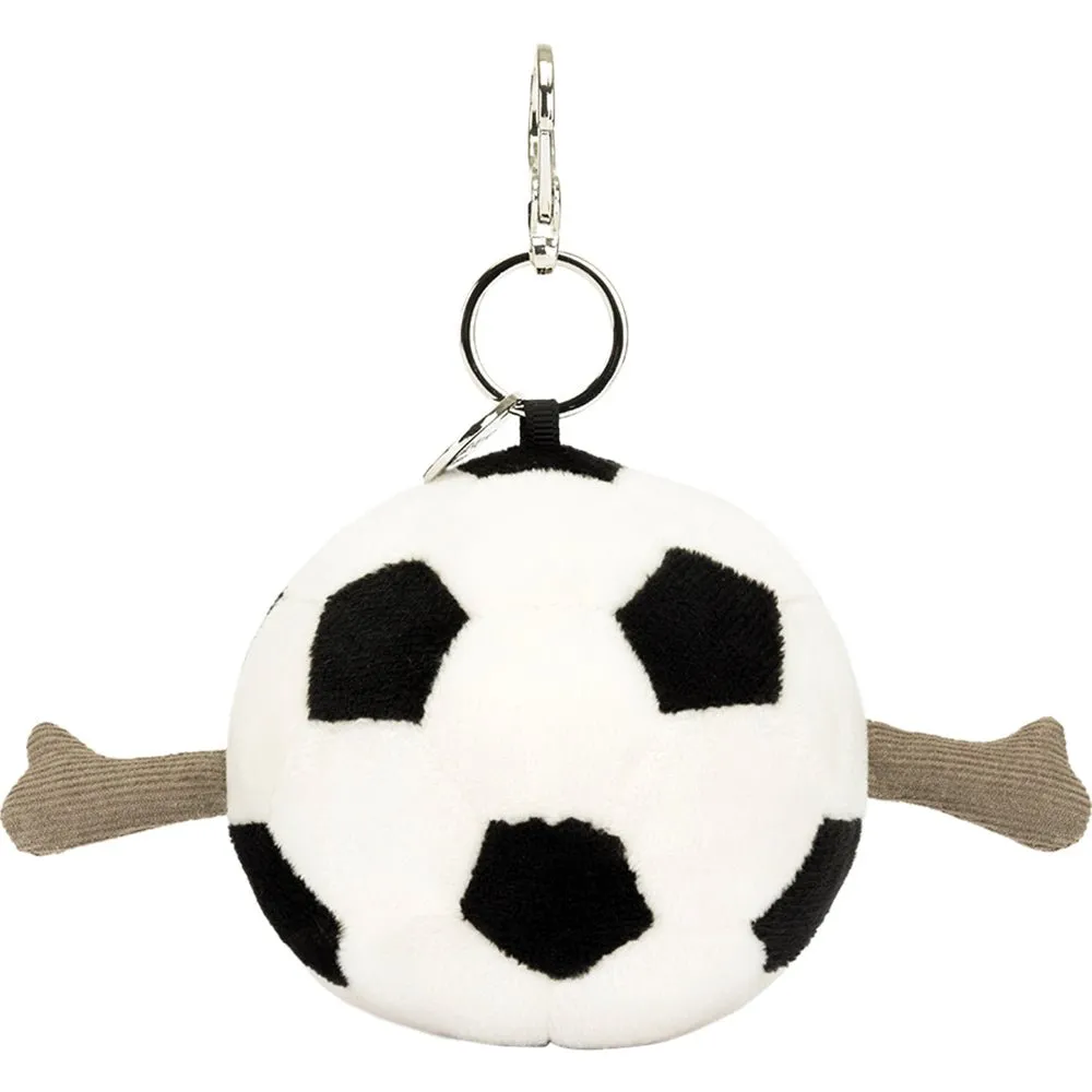 Jellycat Amuseables Sports Soccer Bag Charm