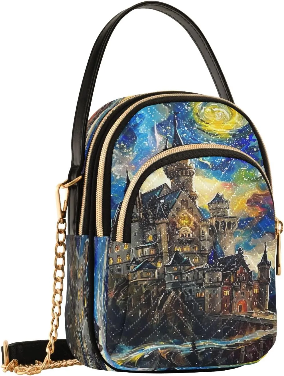 Joisal Watercolor Cat Small Crossbody Purse Trendy Women's Purses and Handbags, Messenger Bag for Women