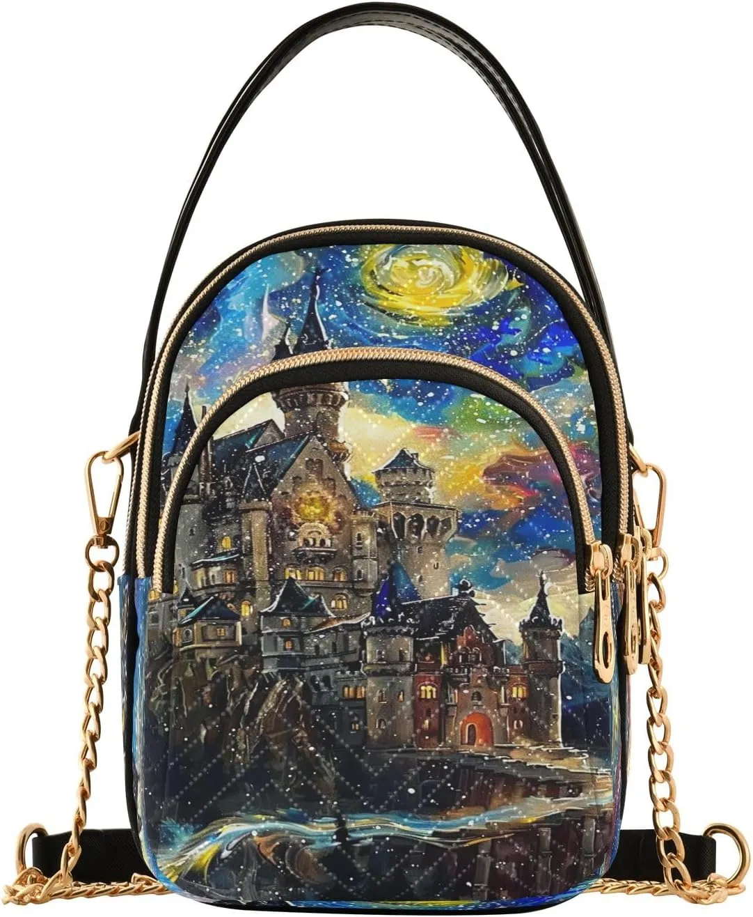 Joisal Watercolor Cat Small Crossbody Purse Trendy Women's Purses and Handbags, Messenger Bag for Women