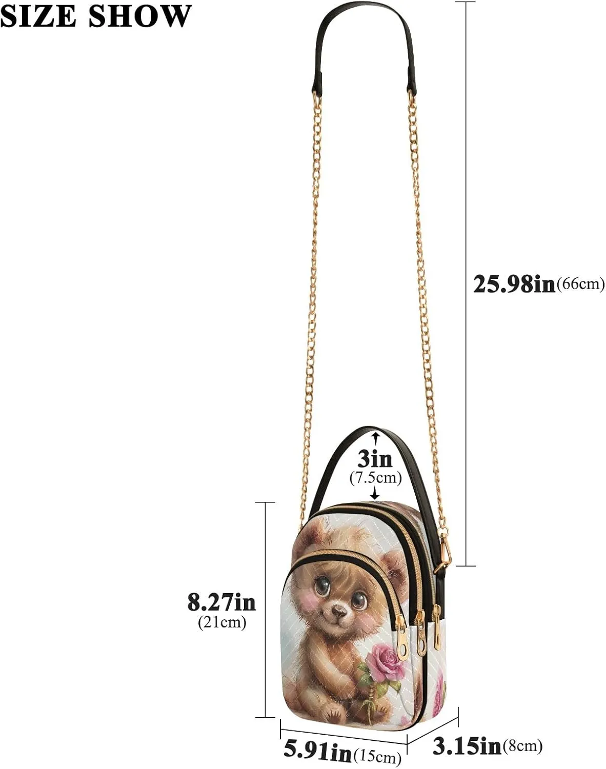 Joisal Zebra Print Mini Crossbody Bags for Women Anti Theft Women's Handbags, Womans Purses