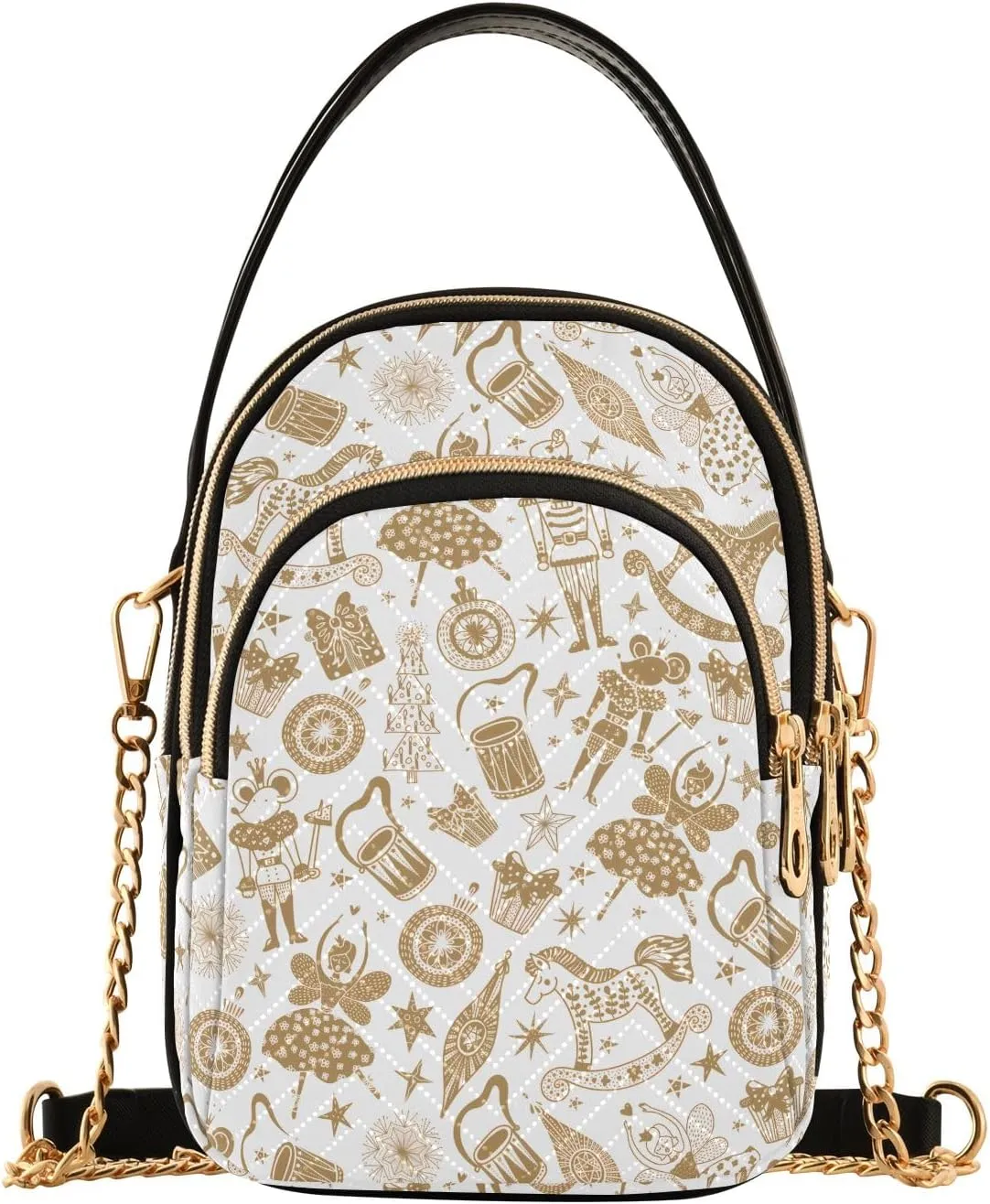 Joisal Zebra Print Mini Crossbody Bags for Women Anti Theft Women's Handbags, Womans Purses