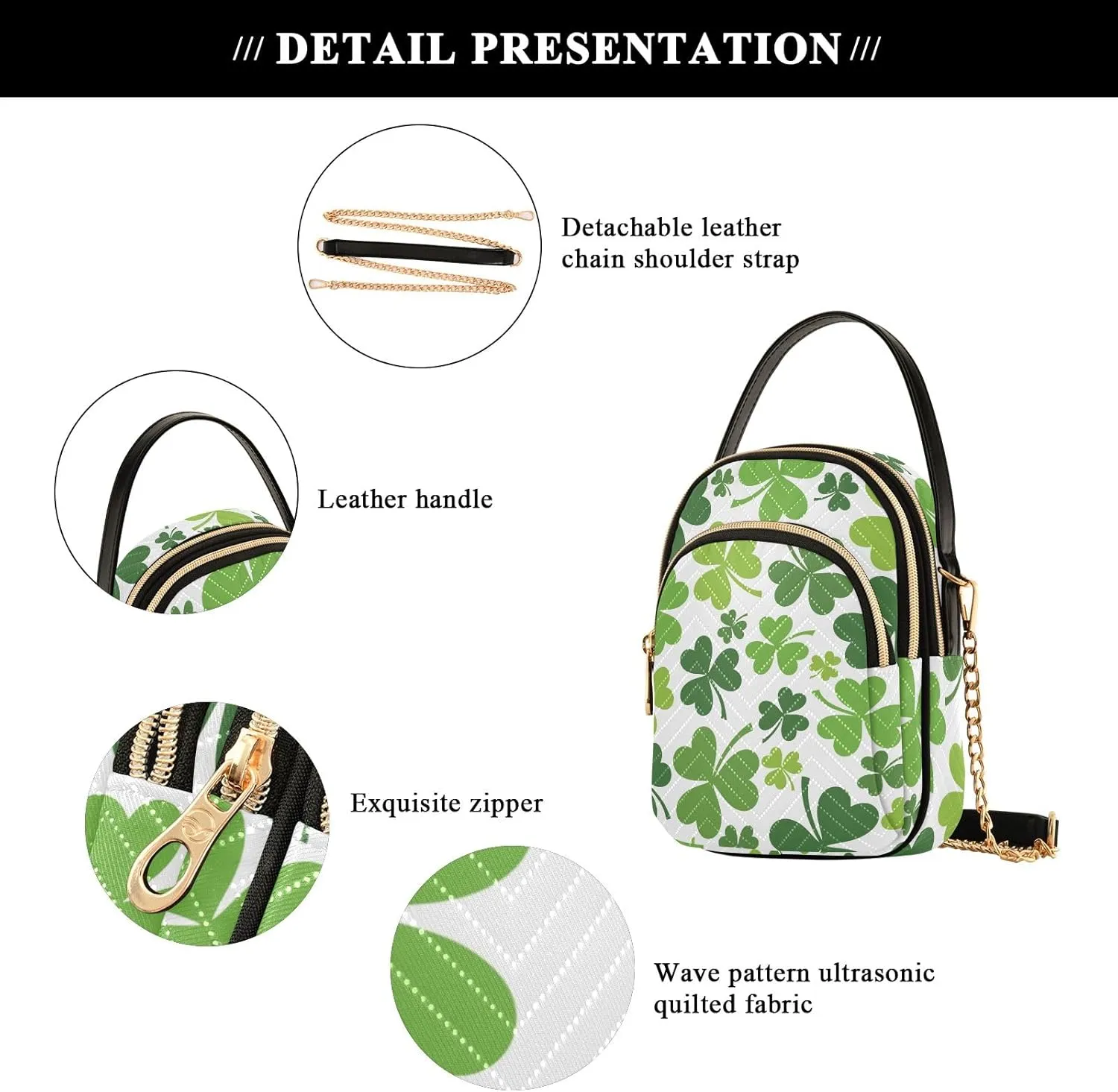 Joisal Zebra Print Mini Crossbody Bags for Women Anti Theft Women's Handbags, Womans Purses