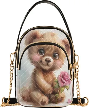 Joisal Zebra Print Mini Crossbody Bags for Women Anti Theft Women's Handbags, Womans Purses