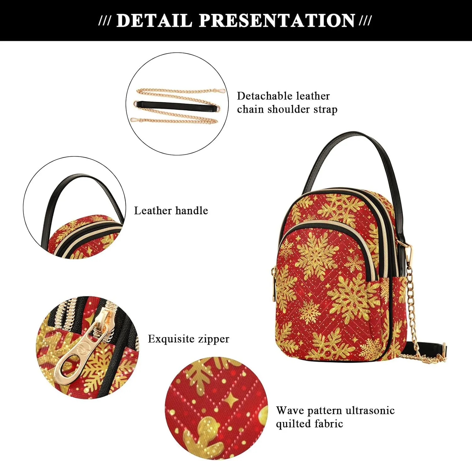 Joisal Zebra Print Mini Crossbody Bags for Women Anti Theft Women's Handbags, Womans Purses