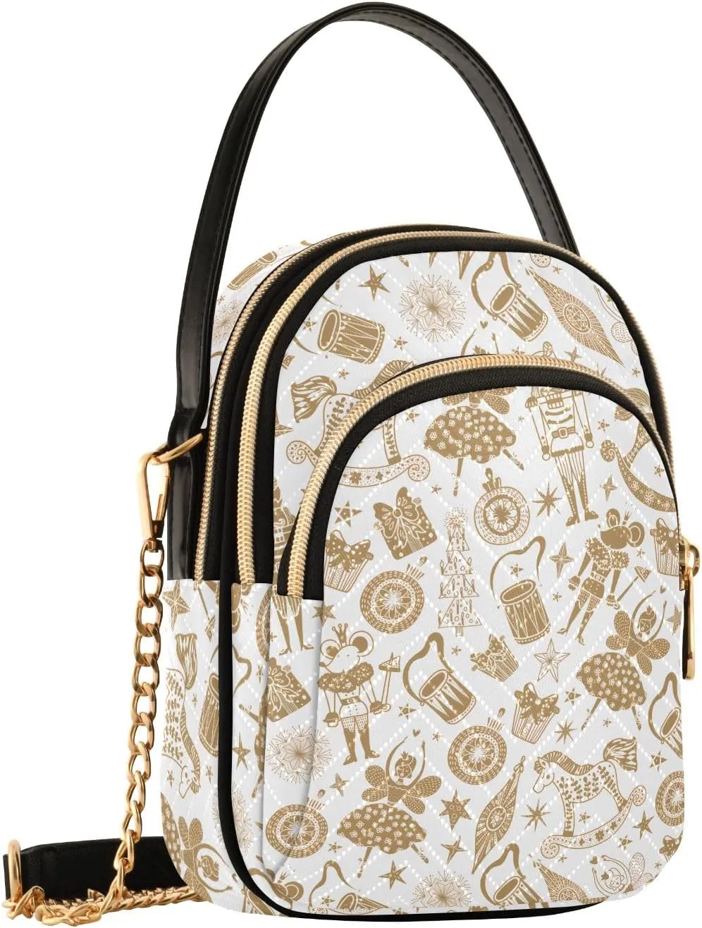 Joisal Zebra Print Mini Crossbody Bags for Women Anti Theft Women's Handbags, Womans Purses