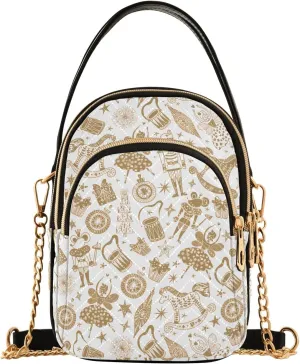 Joisal Zebra Print Mini Crossbody Bags for Women Anti Theft Women's Handbags, Womans Purses