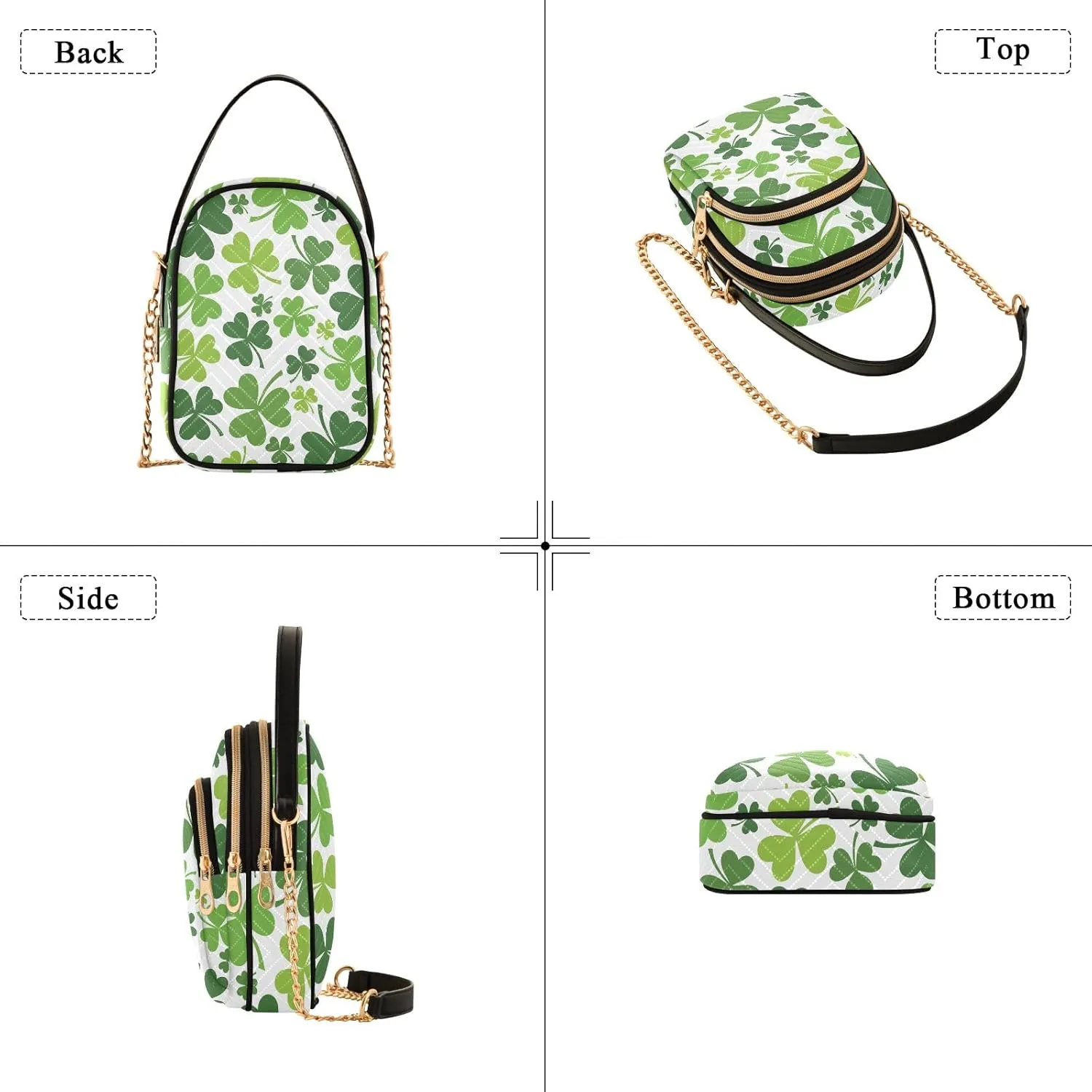 Joisal Zebra Print Mini Crossbody Bags for Women Anti Theft Women's Handbags, Womans Purses