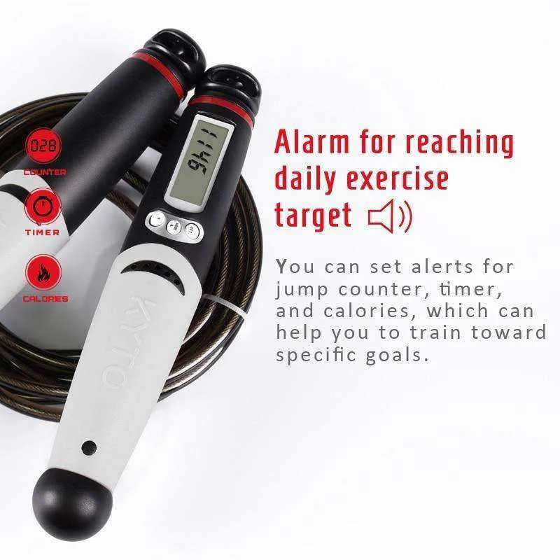 Jump Rope Digital Counter Indoor/Outdoor Fitness Training