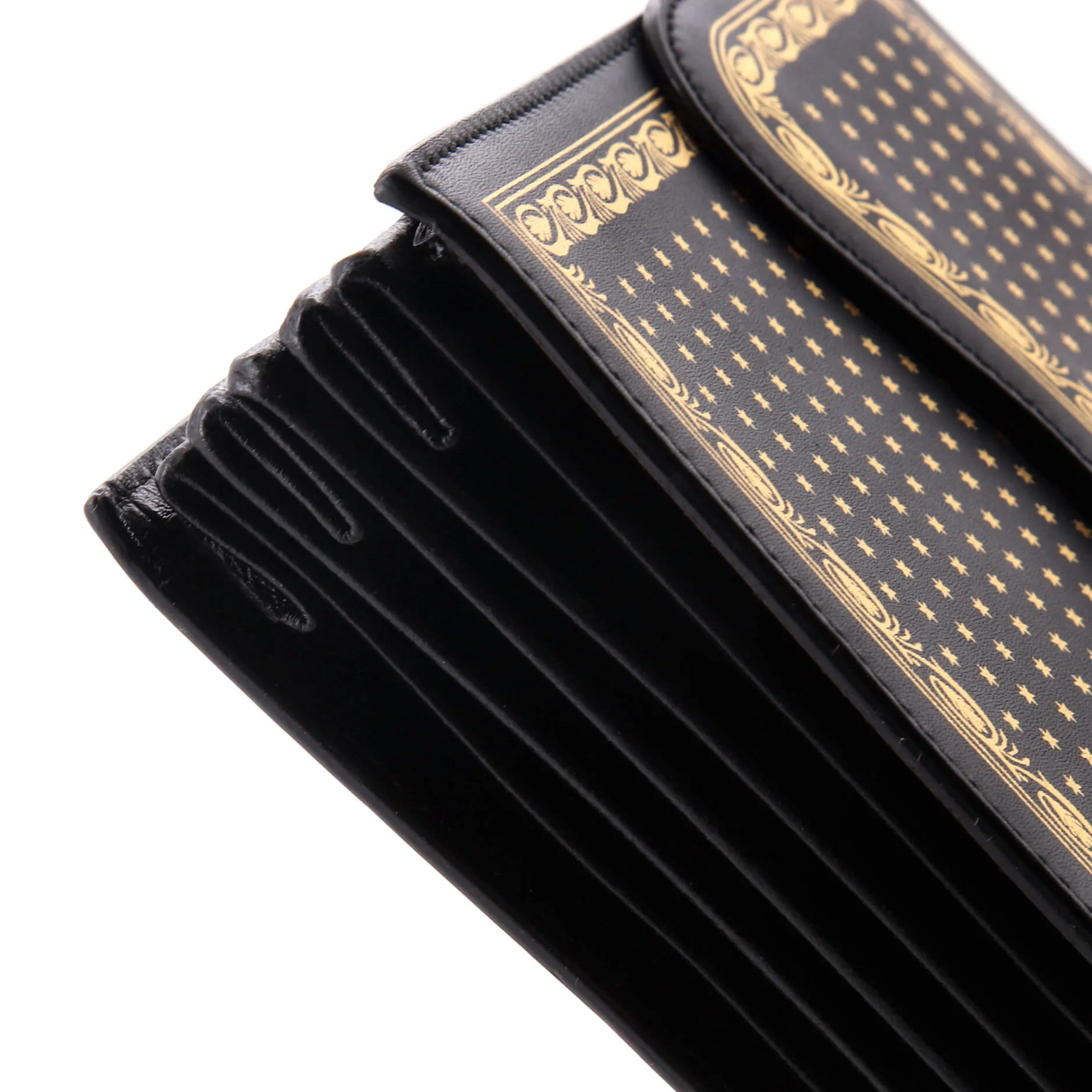 Key Lock Flap Portfolio Limited Edition Printed Leather