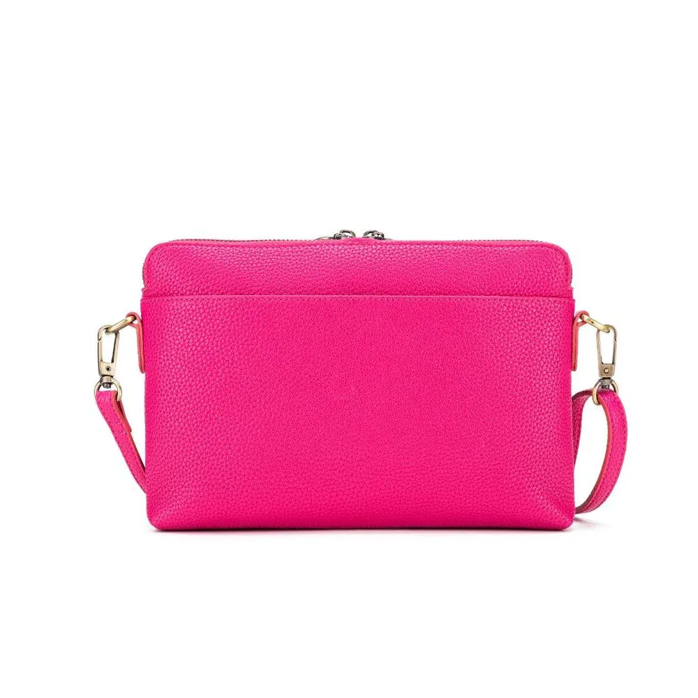 Kiara Black Caviar Crossbody/Clutch