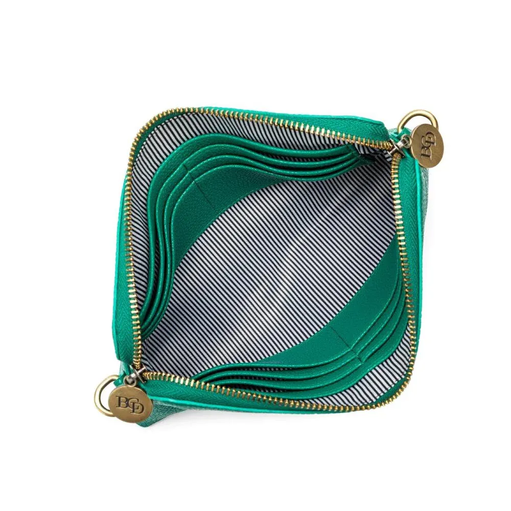 Kiara Black Caviar Crossbody/Clutch