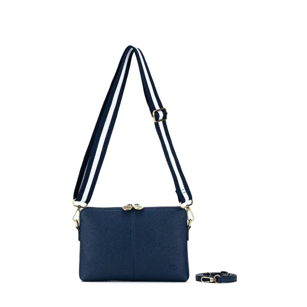 Kiara Black Caviar Crossbody/Clutch