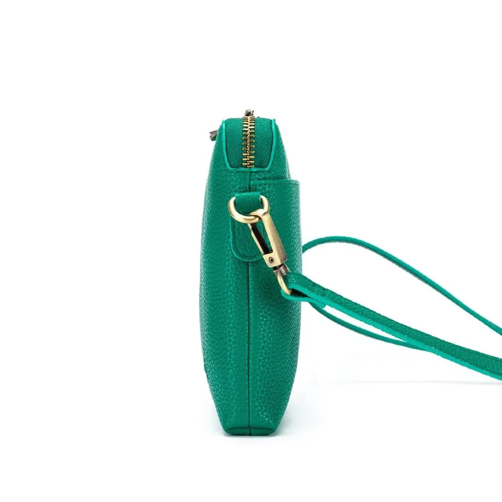 Kiara Black Caviar Crossbody/Clutch