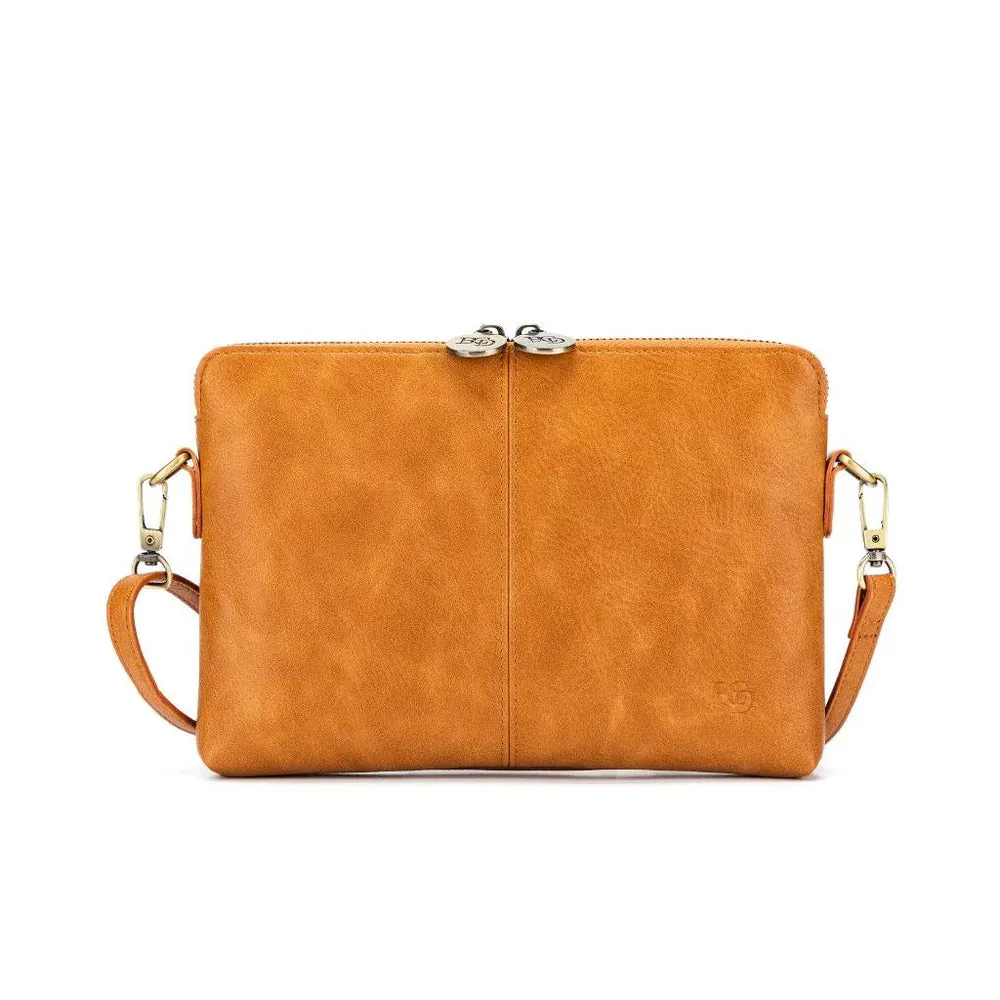 Kiara Black Caviar Crossbody/Clutch