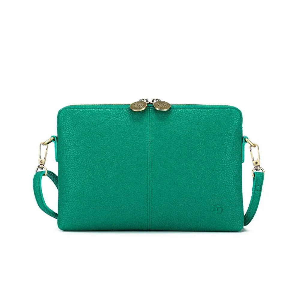 Kiara Black Caviar Crossbody/Clutch