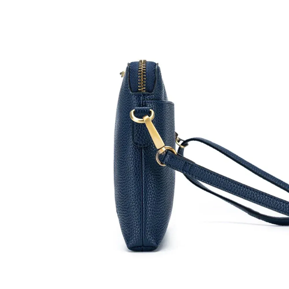 Kiara Black Caviar Crossbody/Clutch