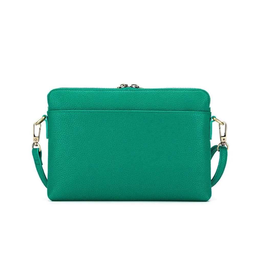 Kiara Black Caviar Crossbody/Clutch