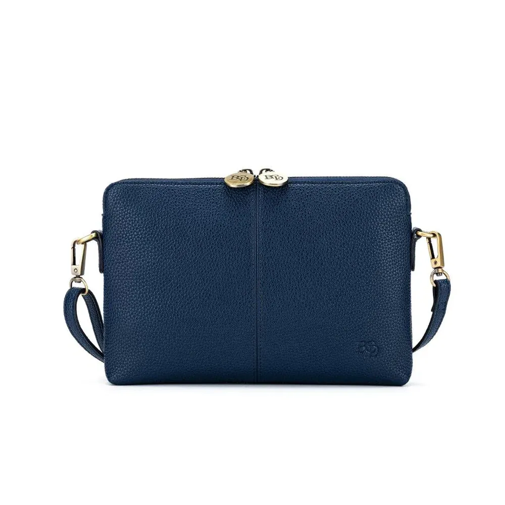 Kiara Black Caviar Crossbody/Clutch