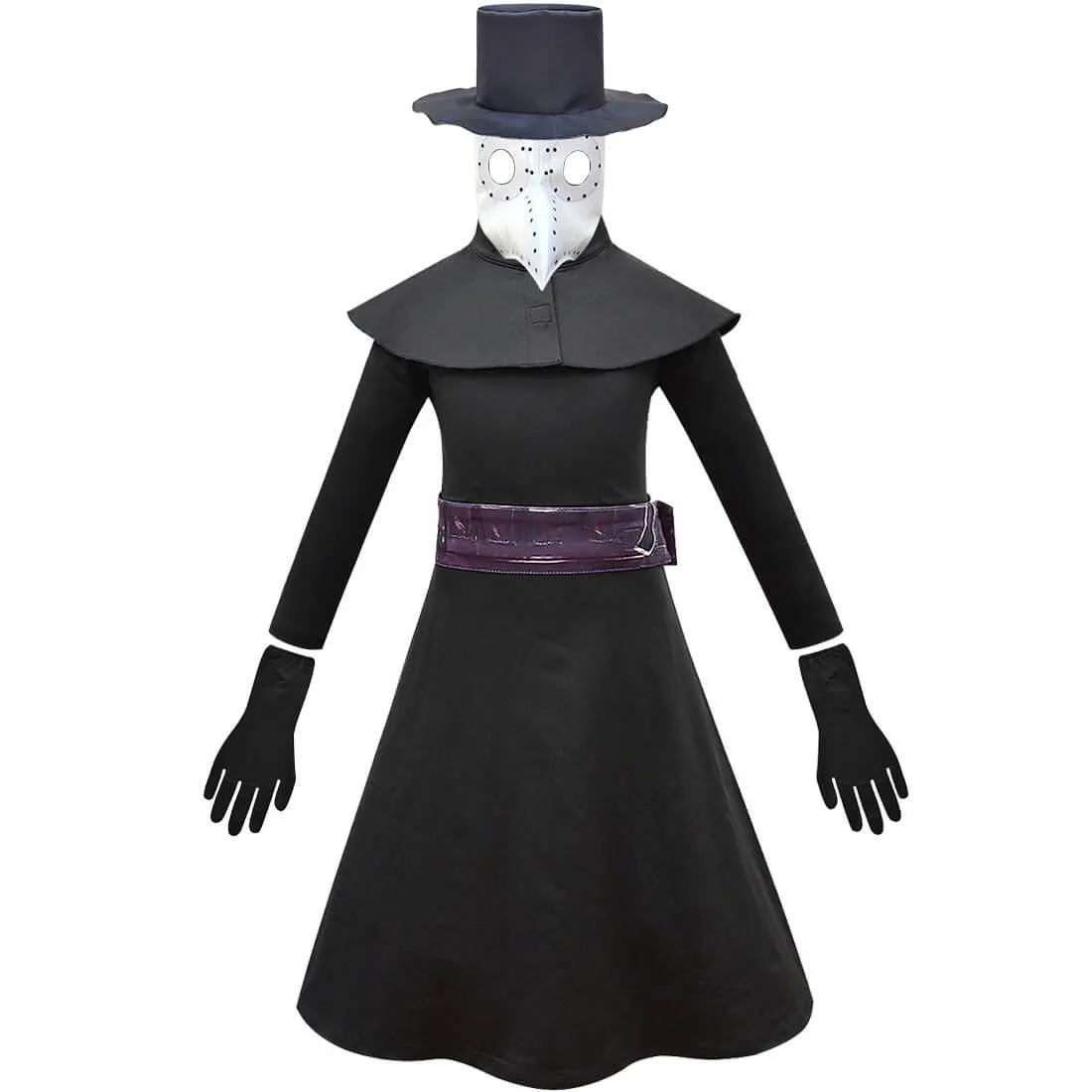 Kids Plague Doctor Costume for Kids Black Death Doctor Costume