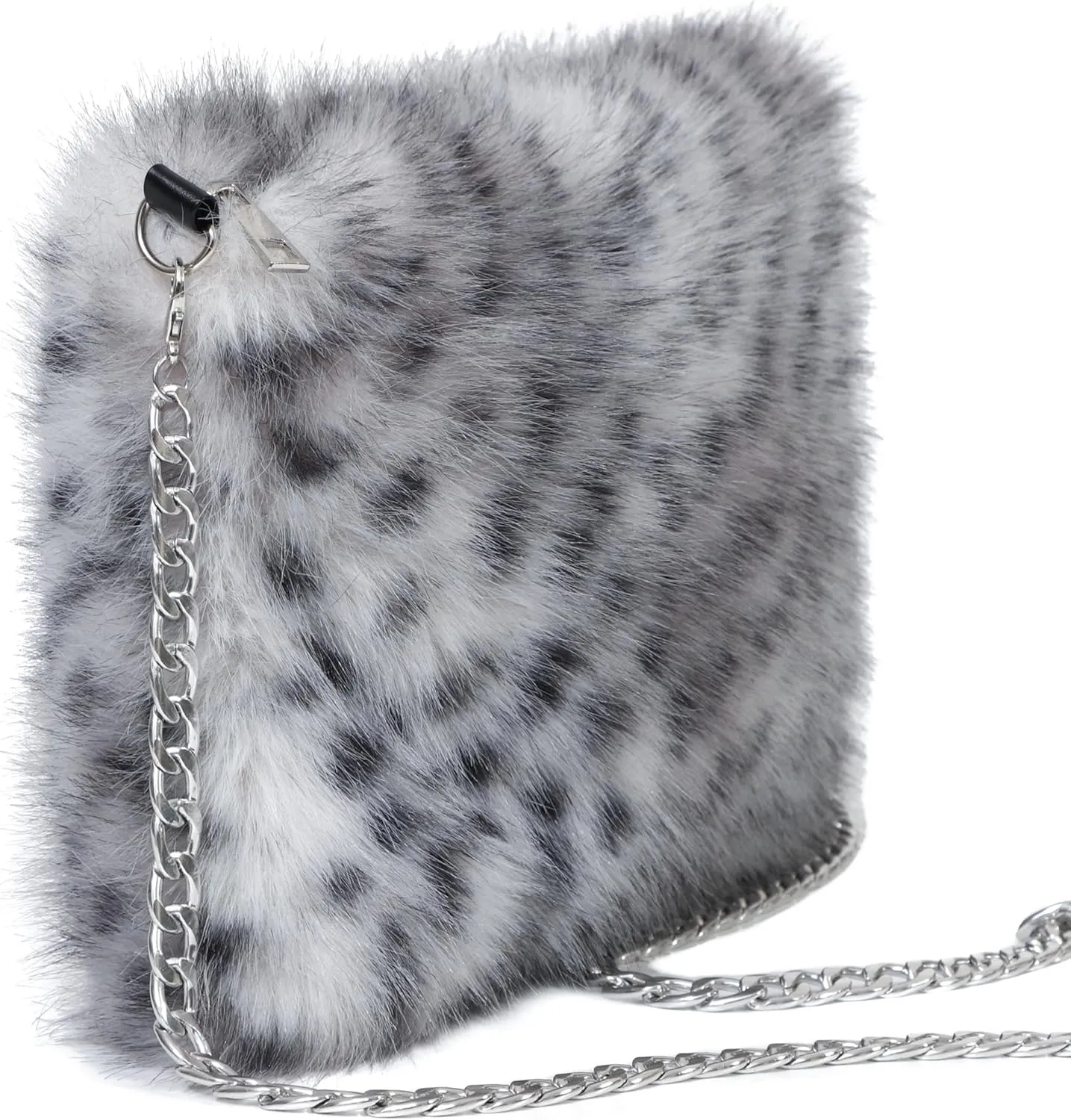 LA CARRIE Faux Fur Crossbody Bags for Women Shoulder Bag Purse Handbags Shoulder Strap