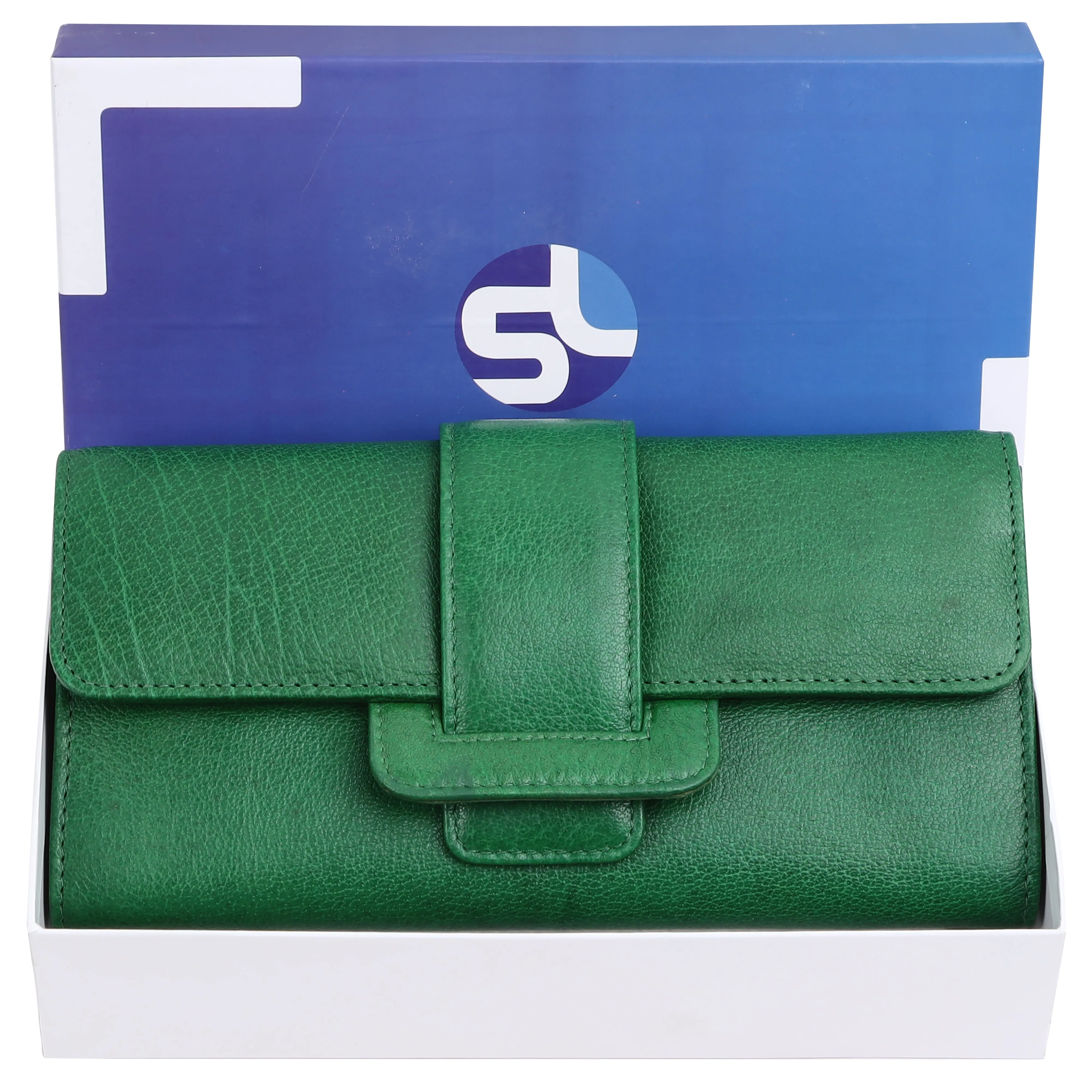 Ladies leather clutch 93714