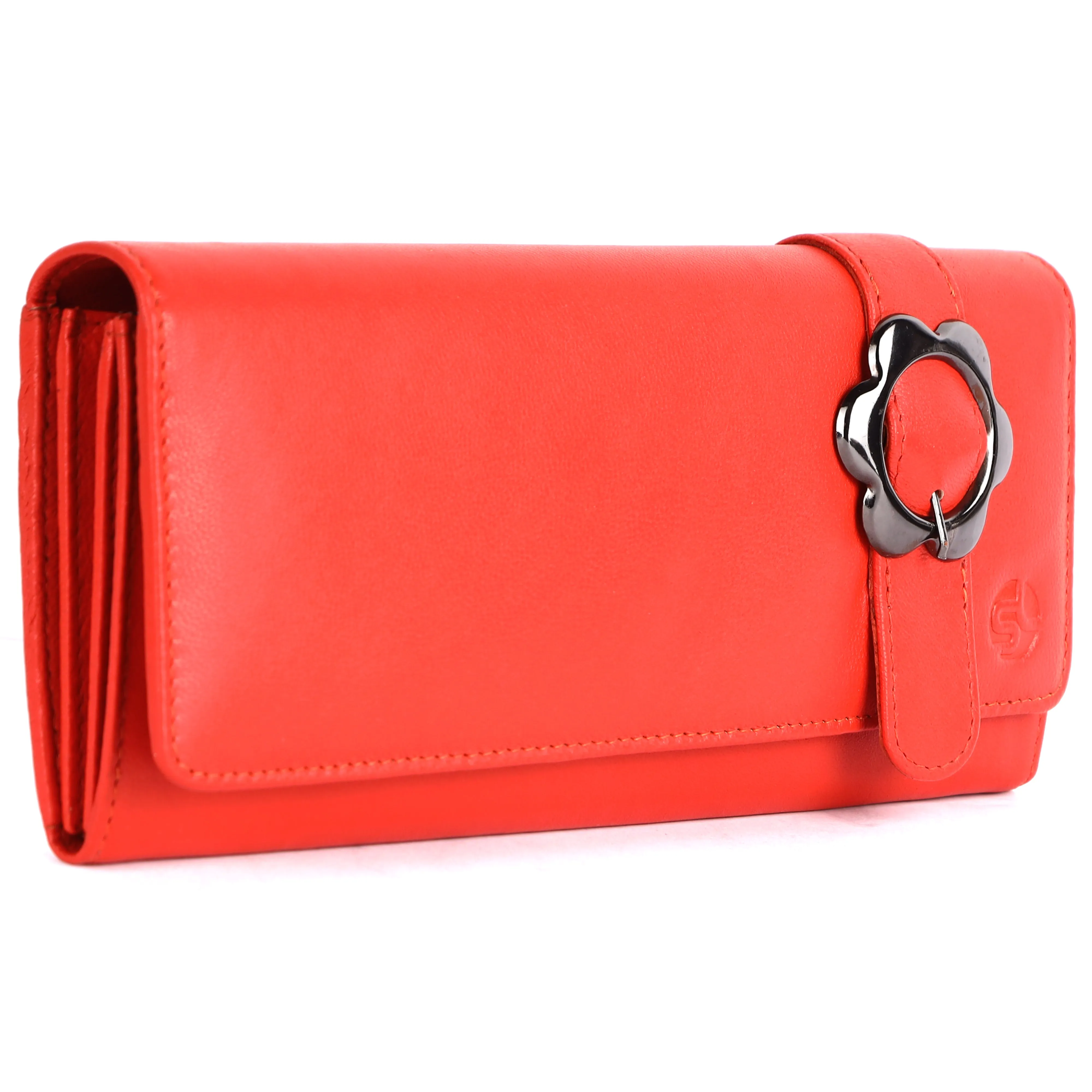 Ladies leather clutch 93717