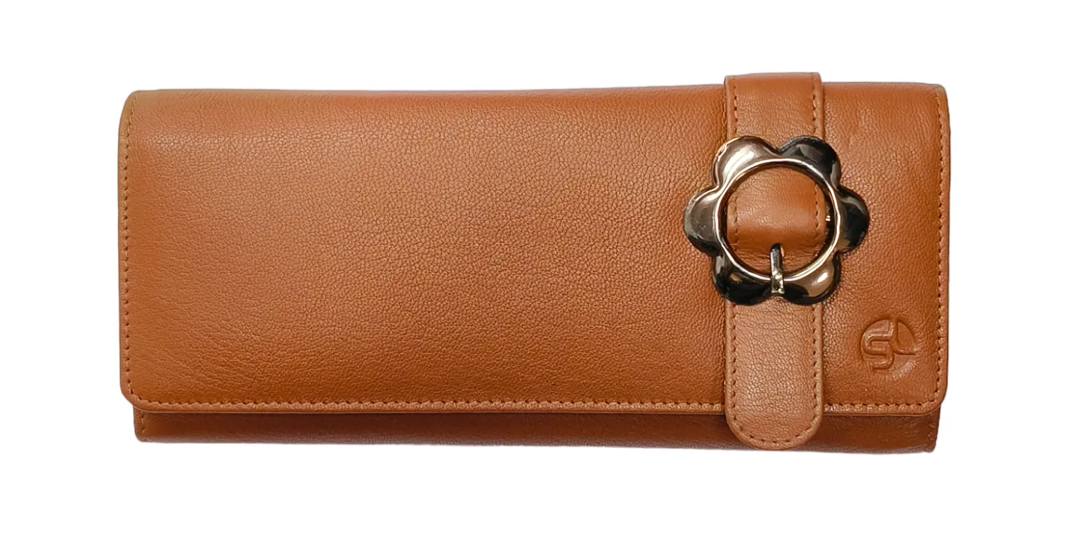 Ladies leather clutch 93717