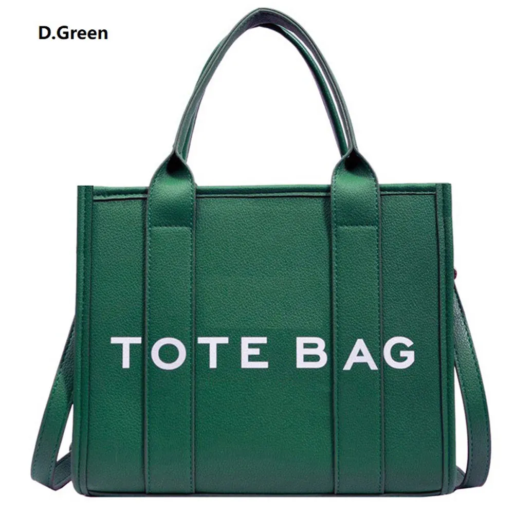 Lady Glams Fashion Tote Bag - Elevate Your Casual Chic with a New Women's PU Leather Satchel