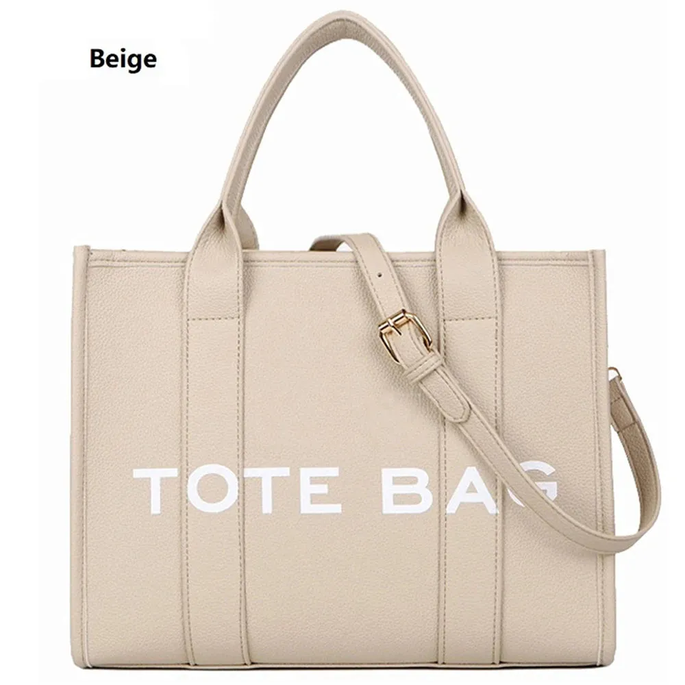Lady Glams Fashion Tote Bag - Elevate Your Casual Chic with a New Women's PU Leather Satchel