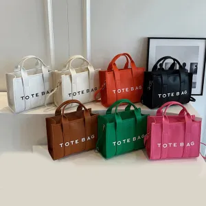 Lady Glams Fashion Tote Bag - Elevate Your Casual Chic with a New Women's PU Leather Satchel