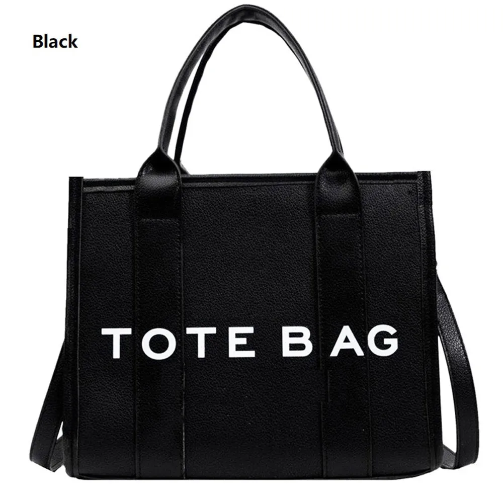 Lady Glams Fashion Tote Bag - Elevate Your Casual Chic with a New Women's PU Leather Satchel