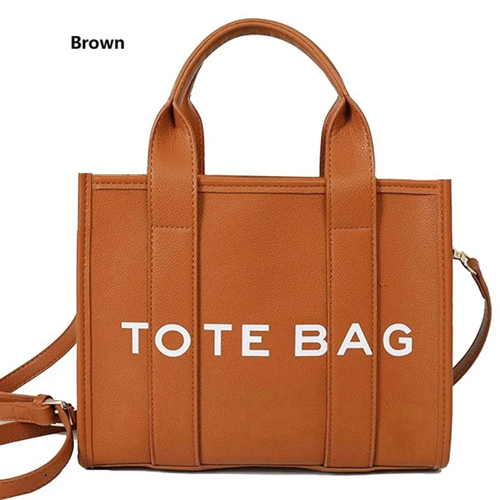Lady Glams Fashion Tote Bag - Elevate Your Casual Chic with a New Women's PU Leather Satchel