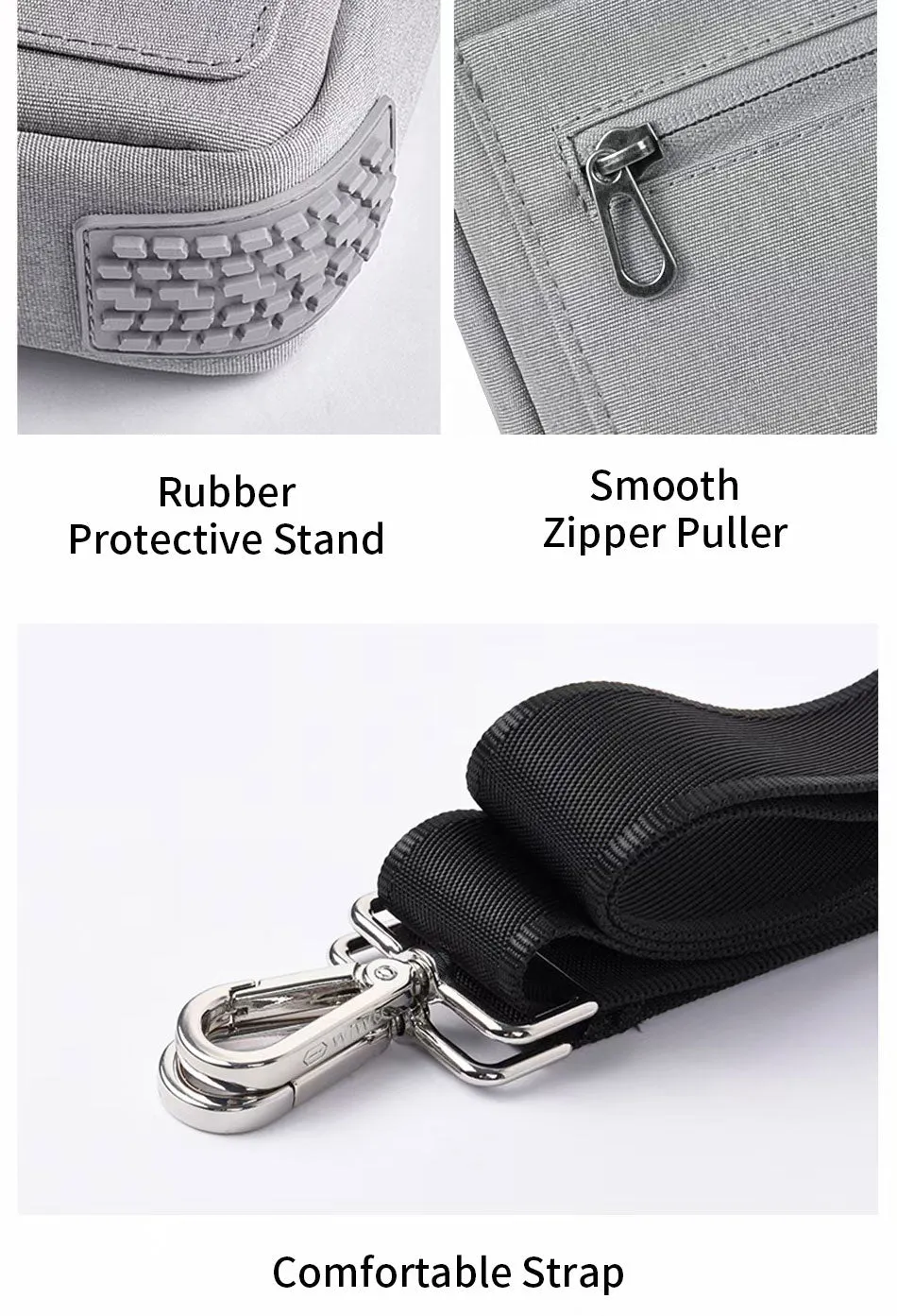 Laptop Bag for 12.9 inch Tablet - Black or Grey